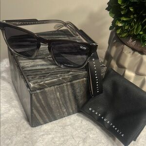 Quay Australia Dark Tinted Sunglasses “Polarized Hardwire”